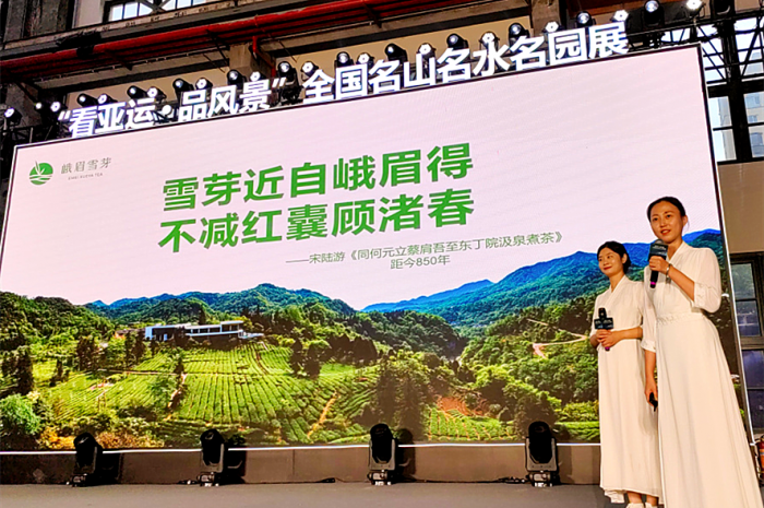 “山水相连”共创“亚运会”中国绿茶最美天际线AG真人游戏平台东有西湖龙井 西有峨眉雪芽(图8)